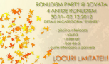 RONUDISM PARTY @ SOVATA – 4 ANI DE RONUDISM